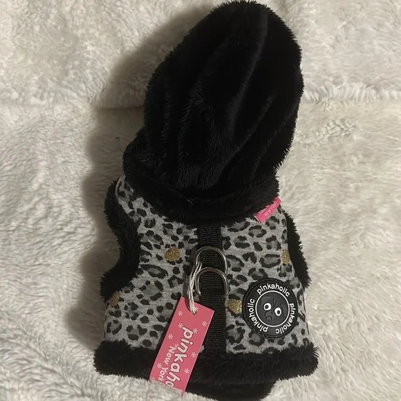 Soft plush lined harness with hood - Picture 5 of 9